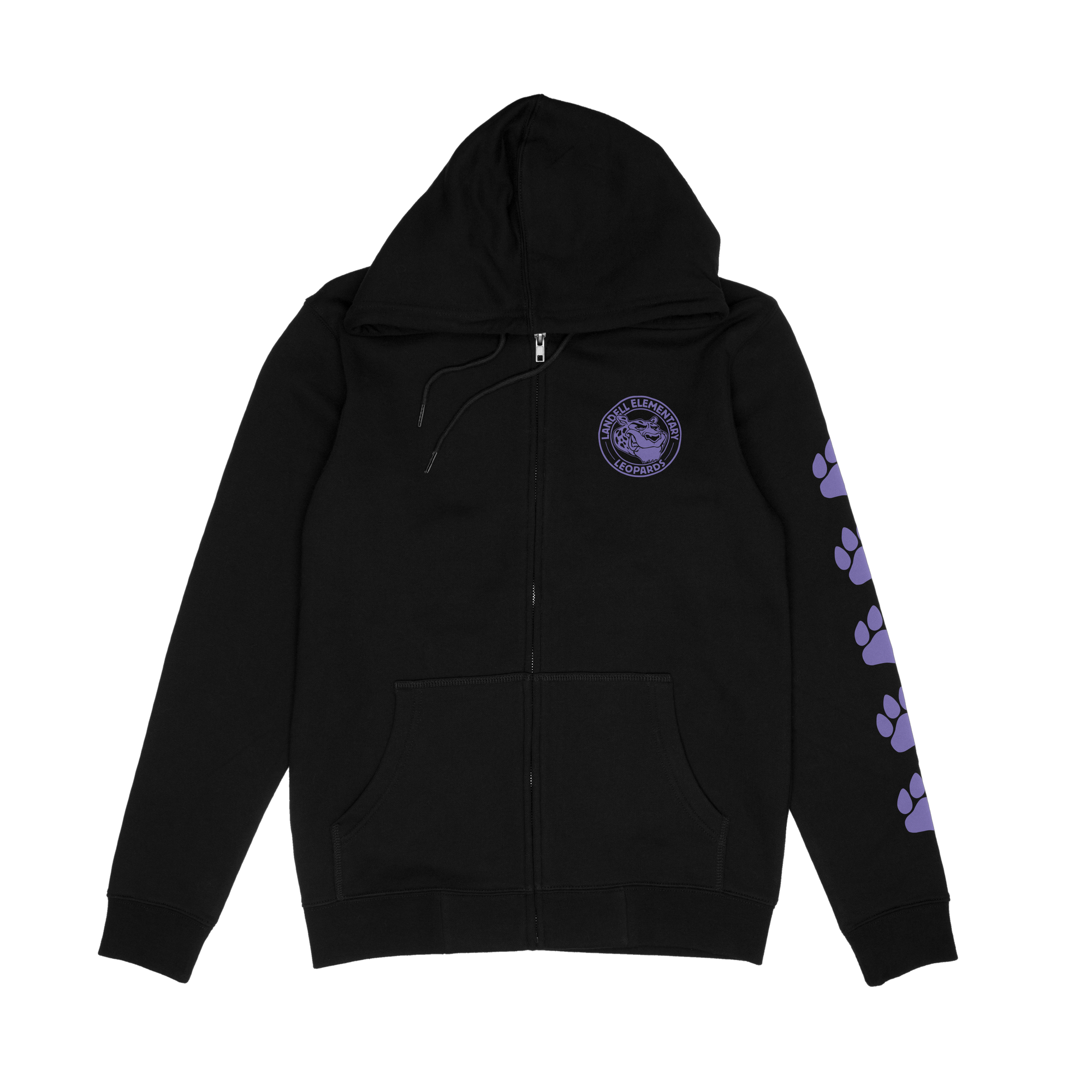 #01 BLACK ZIPUP